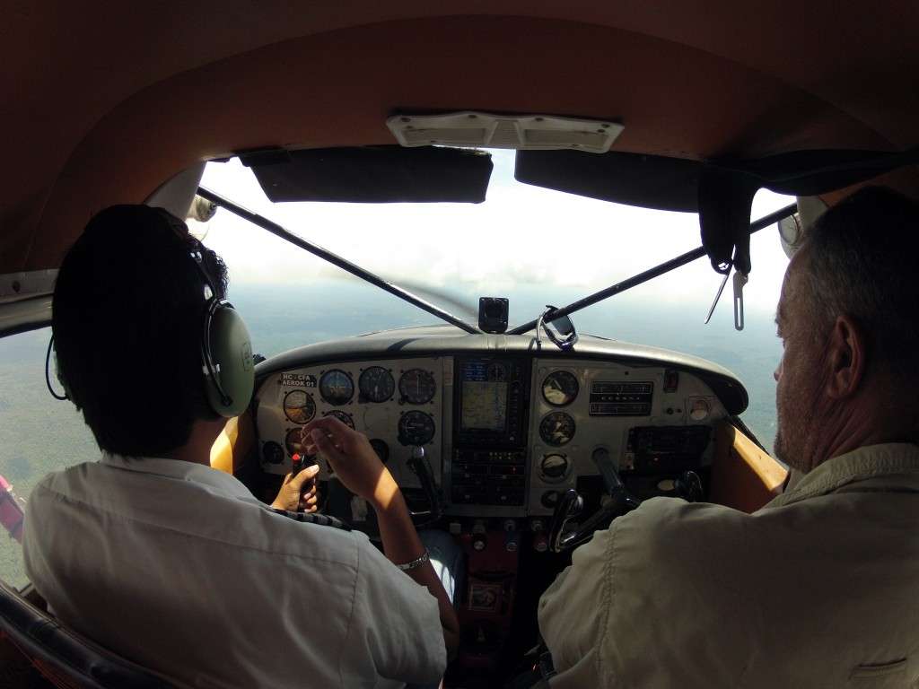 Taking off in Cessna. © Olaf Malver