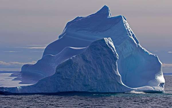 Blue ice, Greenland