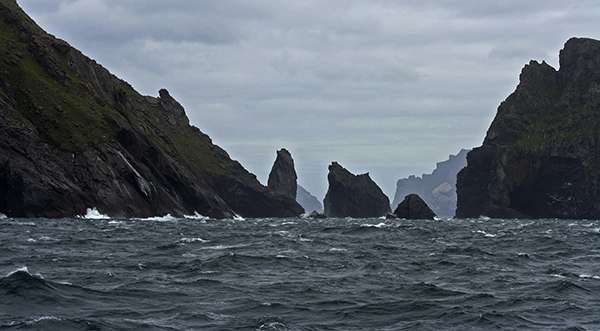 While the North Atlantic knows how to pack a punch, its sea stacks are hauntingly beautiful. ©Candice Gaukel Andrews 