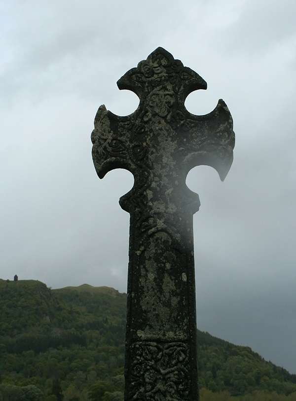 Celtic cross history goes back before the Christian conversion of Ireland, Wales and Scotland. In some Celtic regions, many freestanding, upright crosses—or high crosses—were erected, beginning at least as early as the seventh century. ©Candice Gaukel Andrews