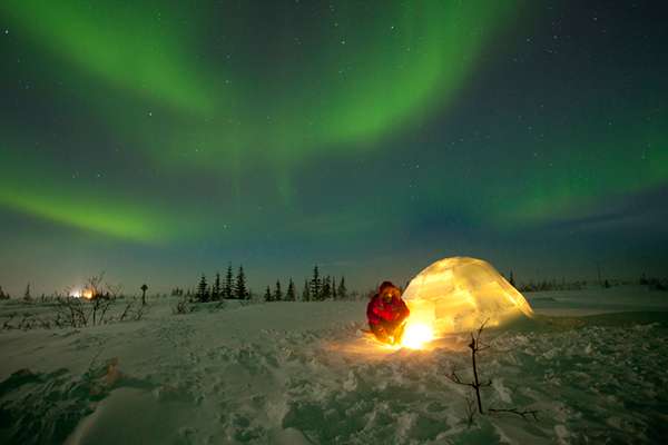 Native peoples throughout the world have stories about genesis and nature of the northern lights. ©Court Whelan