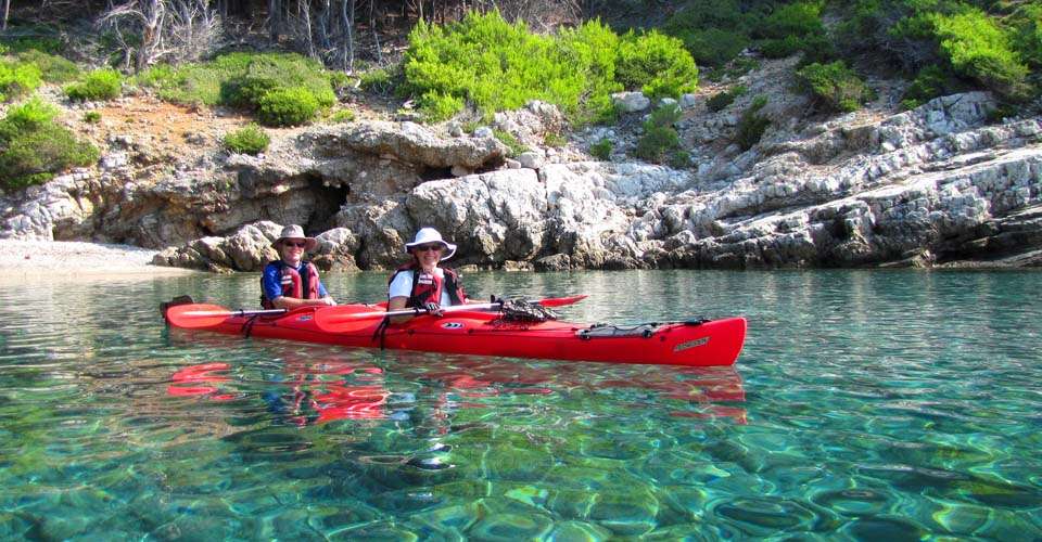 Croatia Kayakers in Mljet