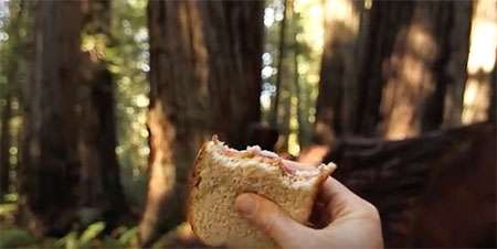 A sandwich can test like a five-star meal on the trail. ©Video, produced by NPCA