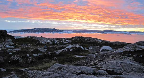 Base Camp Greenland Sunset