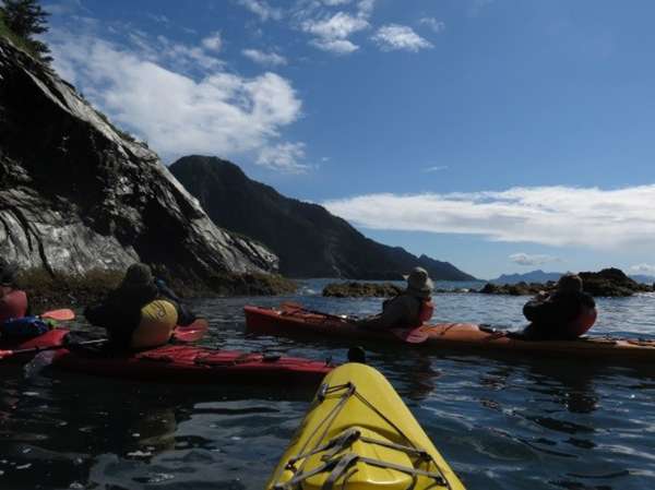 Kayaking at Kenai Fjords Wilderness Lodge