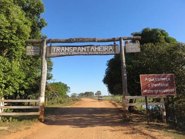 Entrance to the Pantanal Wetlands