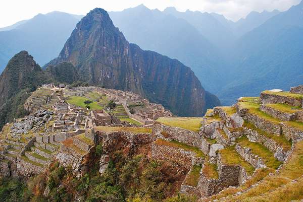 Incan Ruins of Machu Picchu in Peru