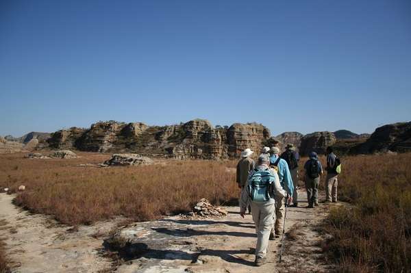 Hiking in Africa with a small group