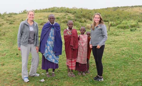 Meeting a Maasai family