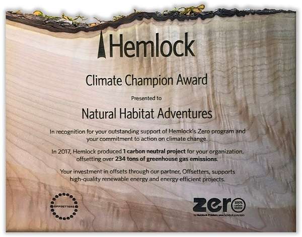 2018 Climate Champion Award
