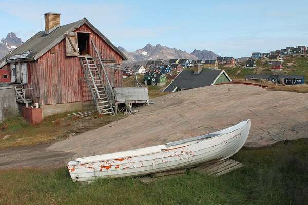 Village of Tinit in East Greenland
