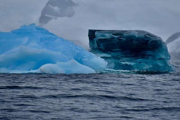 Blue ice in Antarctica