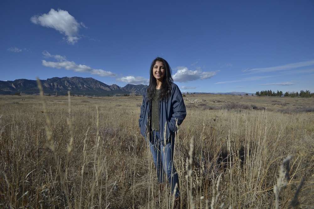 Rashel Ghandi was given two prestigious academic awards from the University of Colorado Boudler.