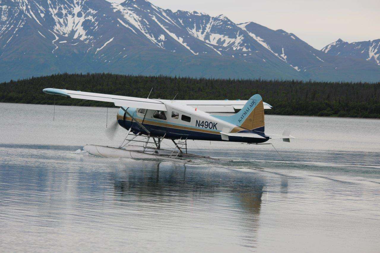 A seaplane in Alaska.