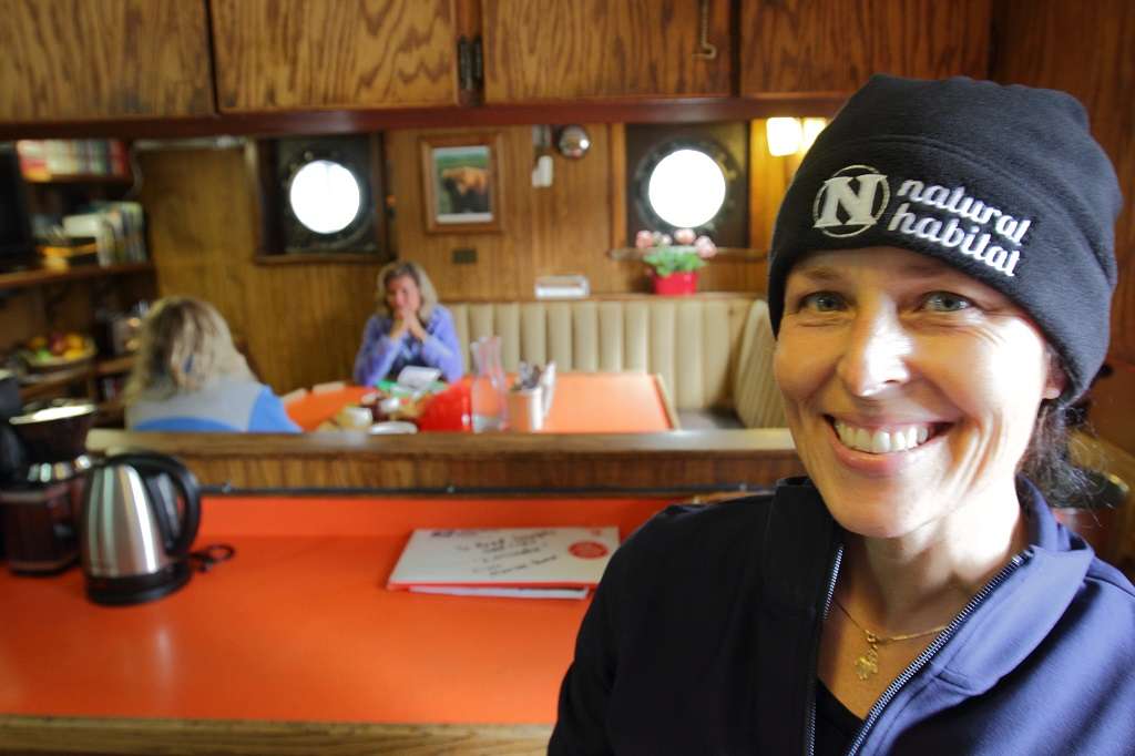 Nat Hab travelers aboard the Ursus in Alaska. 