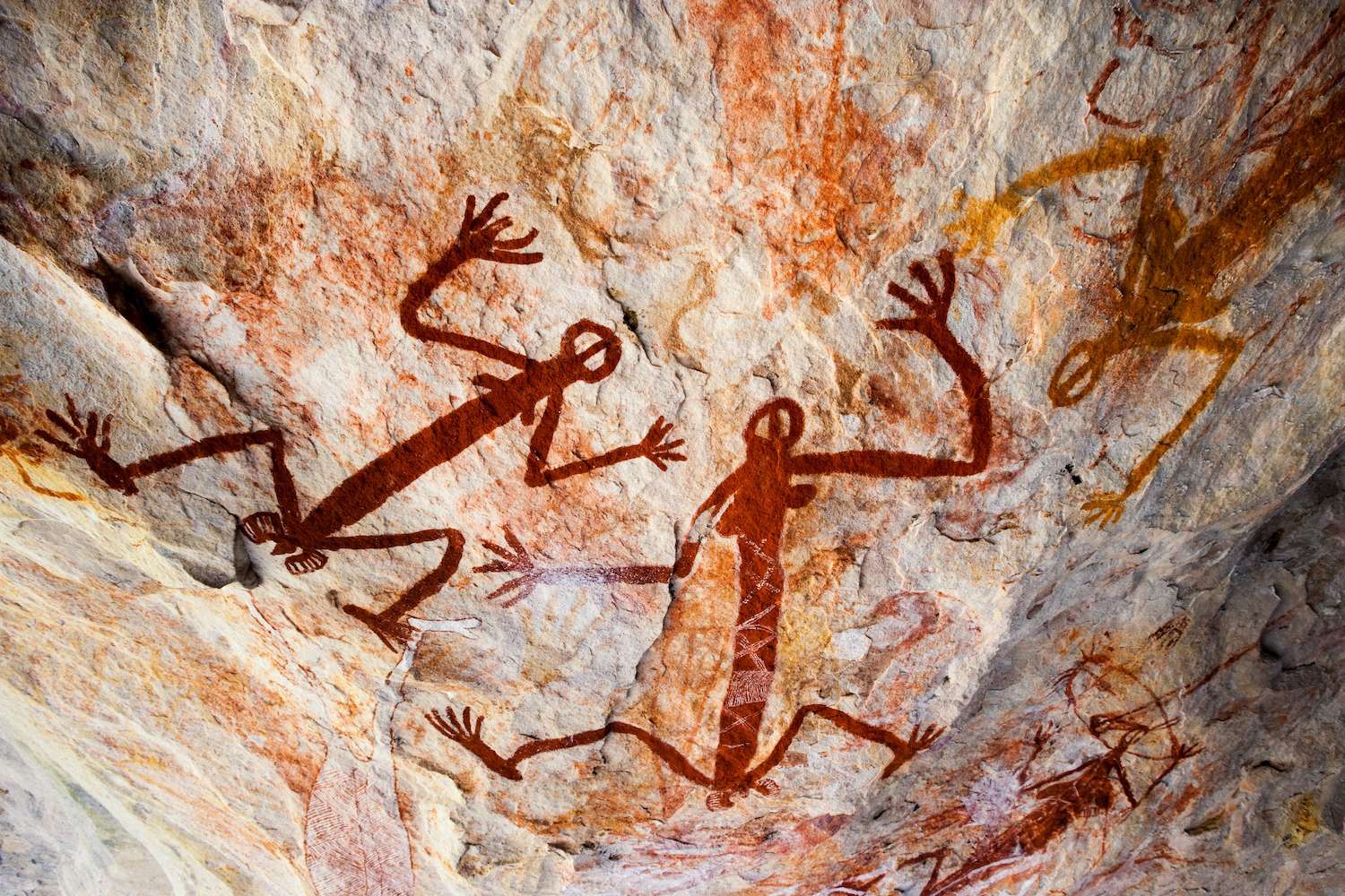 Aboriginal pictograph, Kakadu National Park, Australia