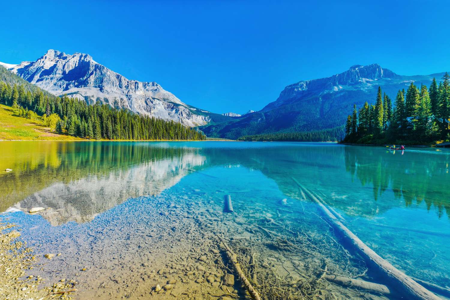 Emerald Lake,Yoho National Park in Canada.