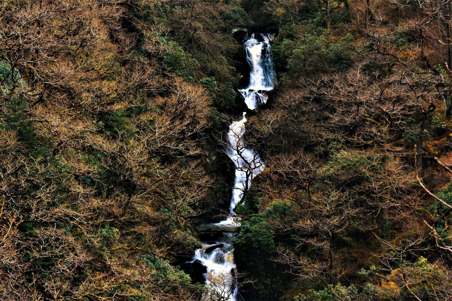 Water flowing at Aberystwyth, UK