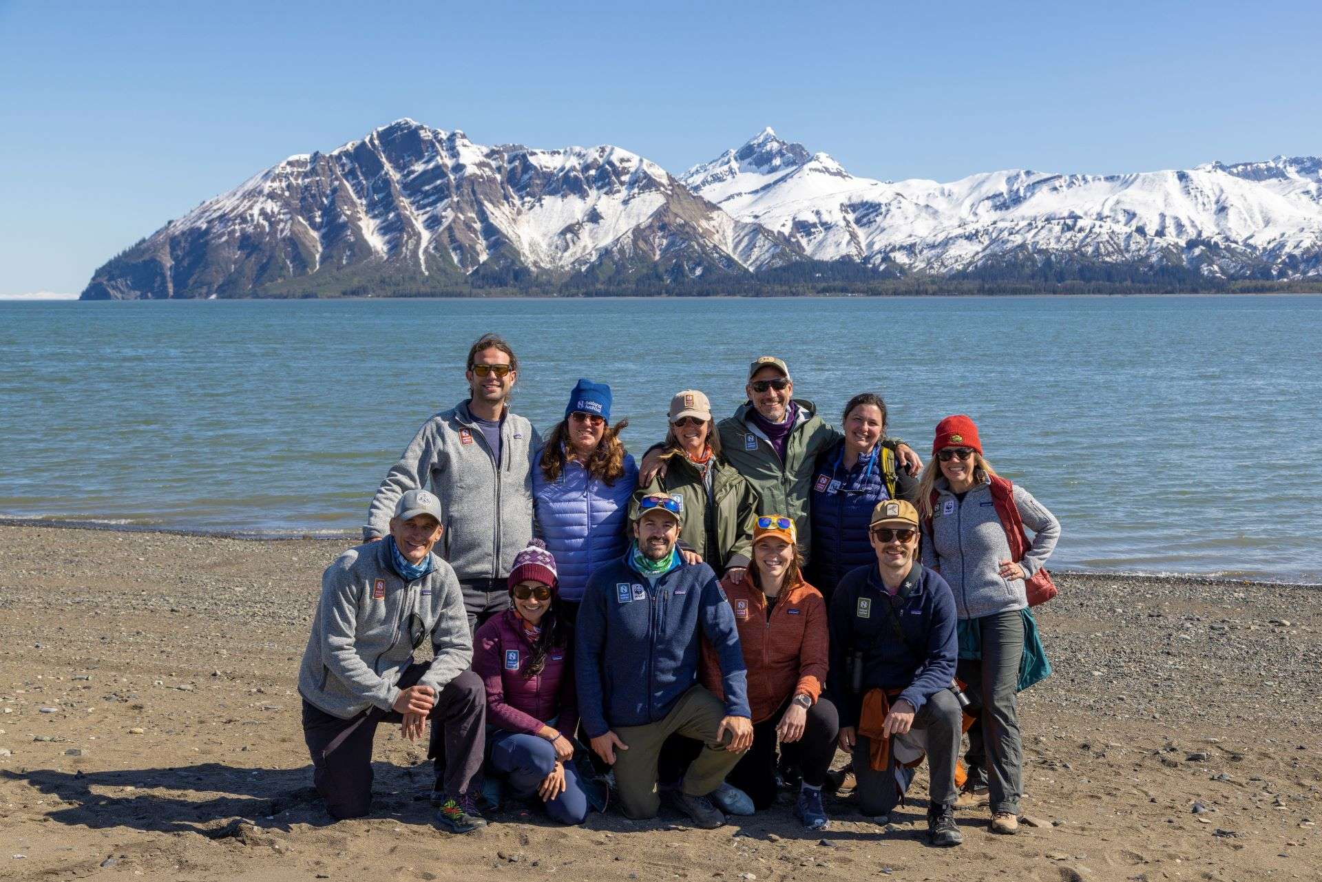 A staff picture taken at bear camp in Alaska 