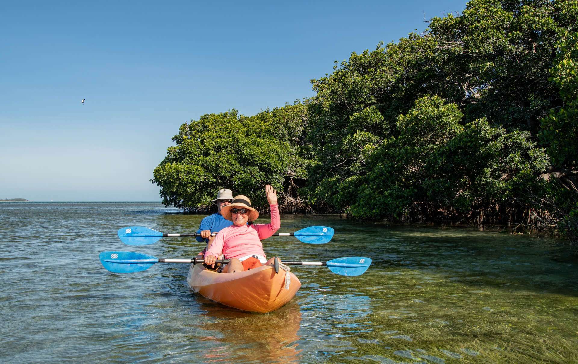 Couple kayaking in Key West Florida by Mike Hillman