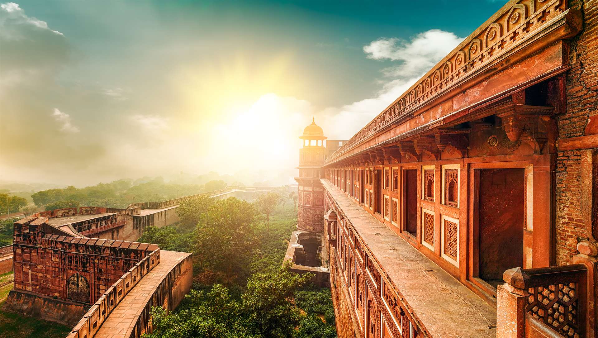 Agra Fort, is a monument, a UNESCO World Heritage site located in Agra, Uttar Pradesh, India. The fort can be more accurately described as a walled city.