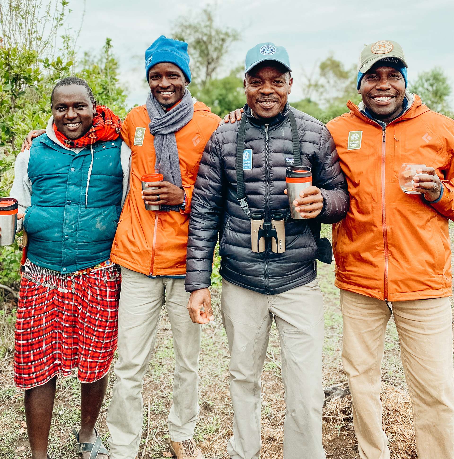 Nat Hab & WWF Expedition Leaders are often members of their local communities! This cheerful group celebrates important conservation work in East Africa