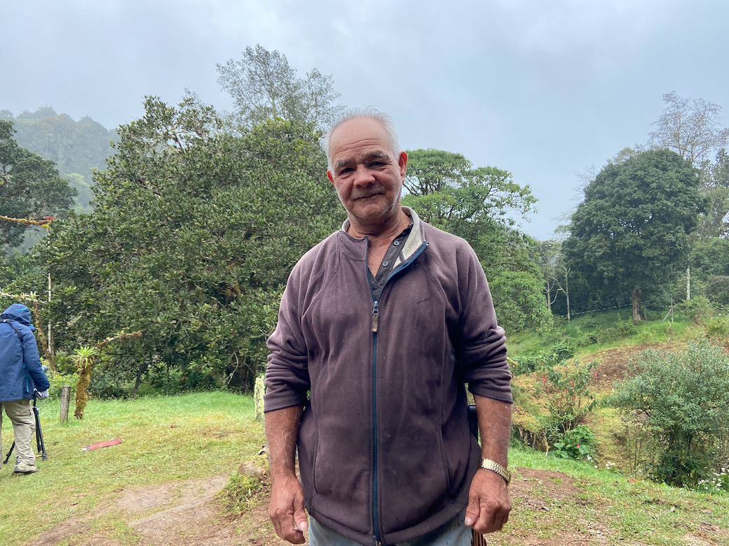 Hector Williams Solano, a Costa Rica farmer and conservationist