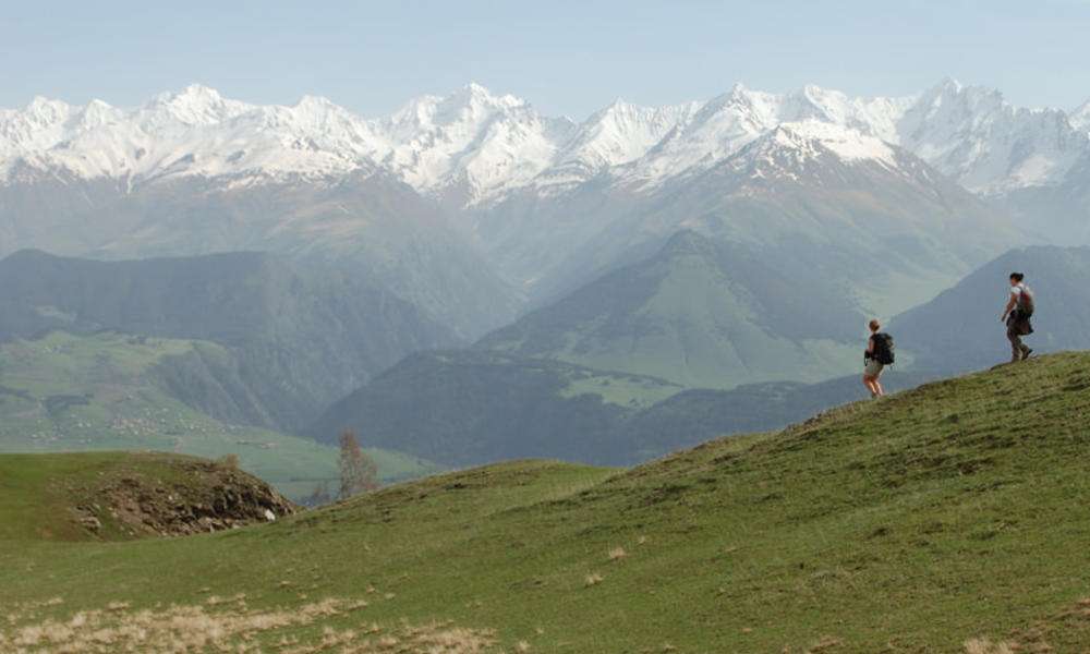 Hiking in the Georgia Caucasus