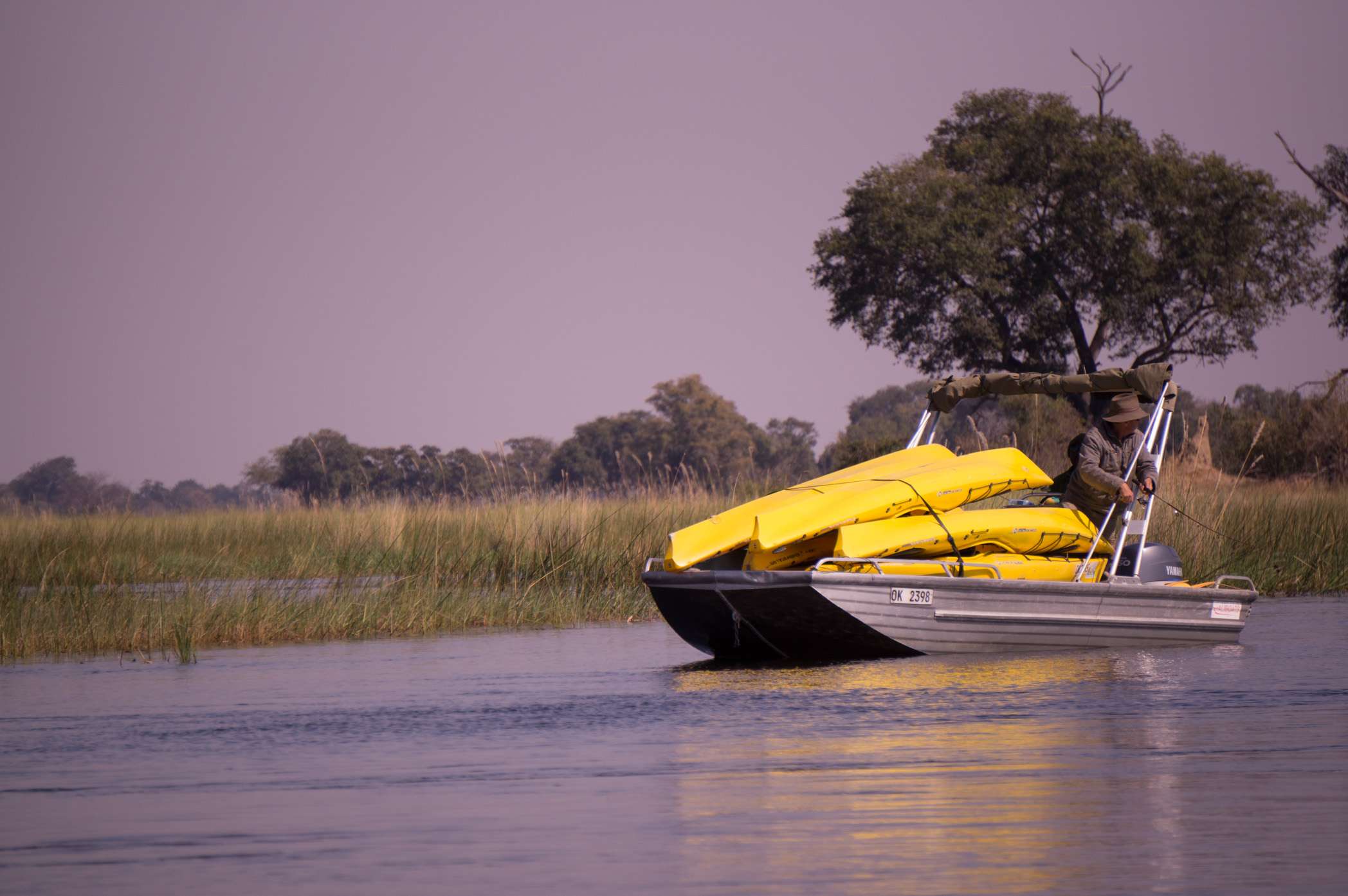 Okavango Delta, kayaking, Botswana, crocodiles