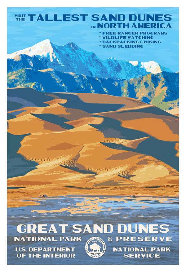 Great Sand Dunes National Park poster