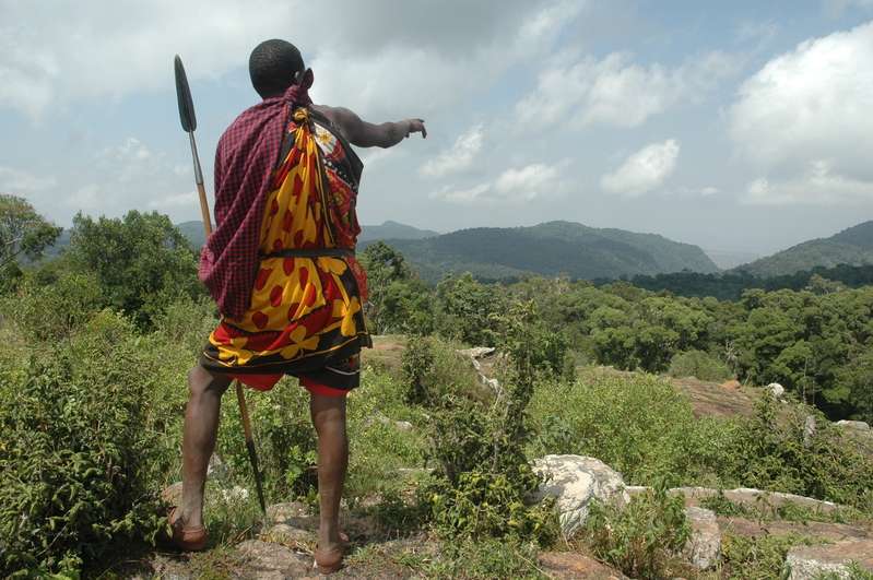 Maasai tribesman, Loita Hills, Kenya