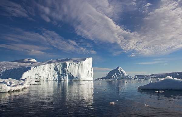 According to a July 2016 article in the “Geophysical Research Letters” journal, the Greenland ice sheet is losing 110 million Olympic-size swimming pools worth of water each year. ©Candice Gaukel Andrews