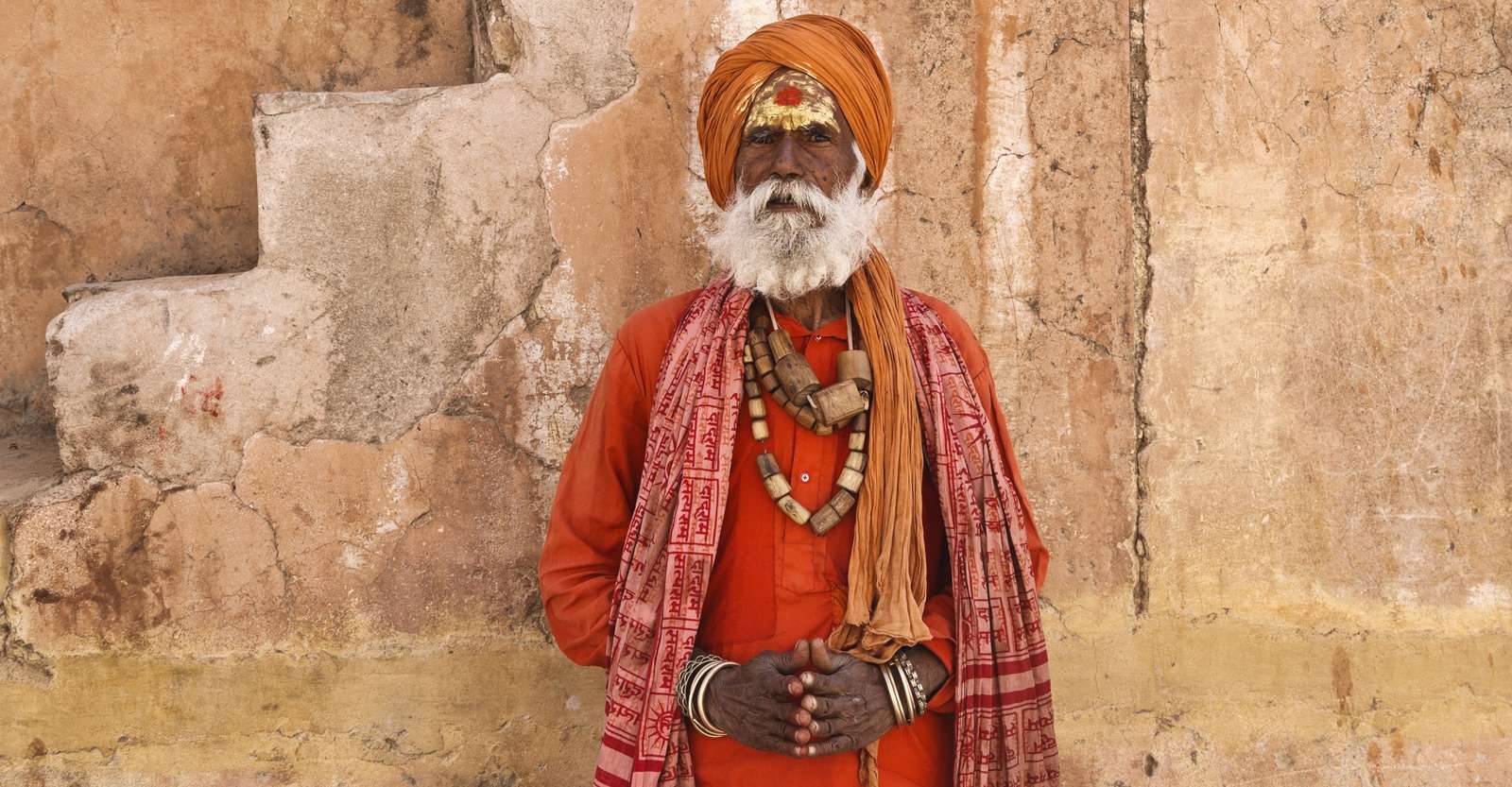 Local man, Jaipur, Rajasthan, India.