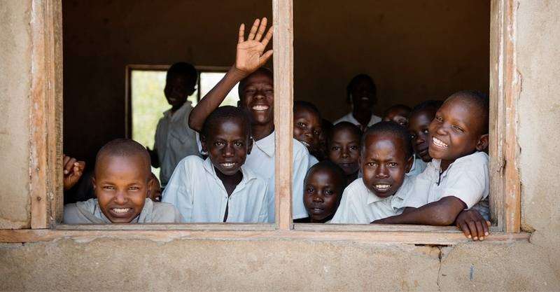 Local primary school visit, Tanzania.