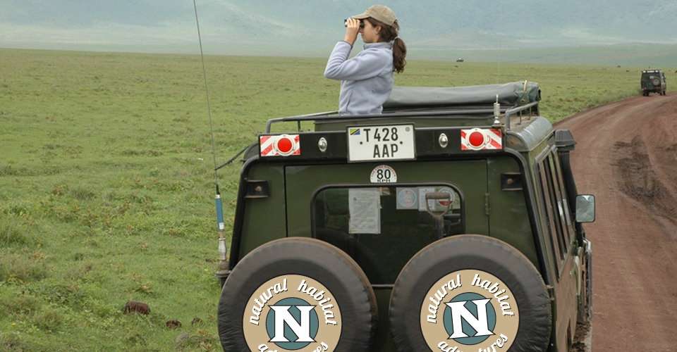 Nat Hab guest at Ngorongoro Crater, Tanzania.