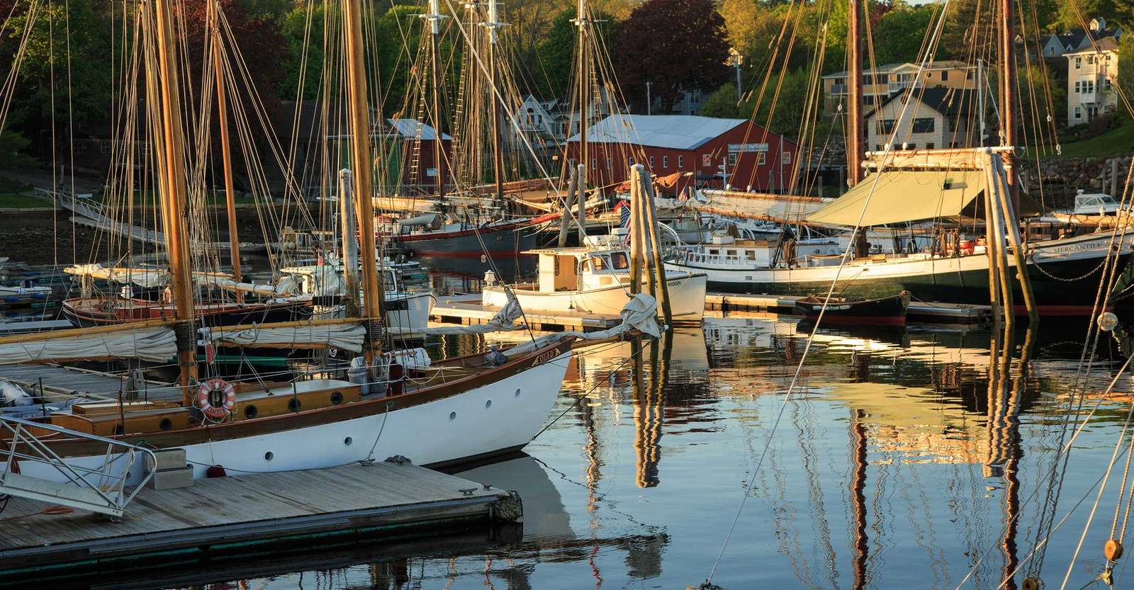 Sailboats, Camden, Maine.