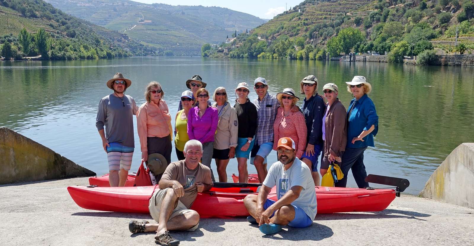 Nat Hab guests, Douro River, Douro Valley, Portugal.
