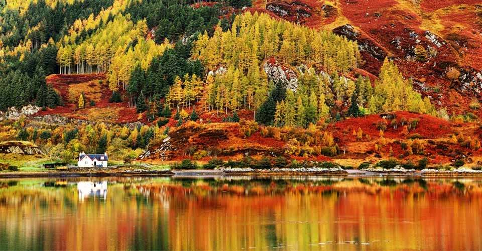 Loch Duich, Scottish Highlands, Scotland.