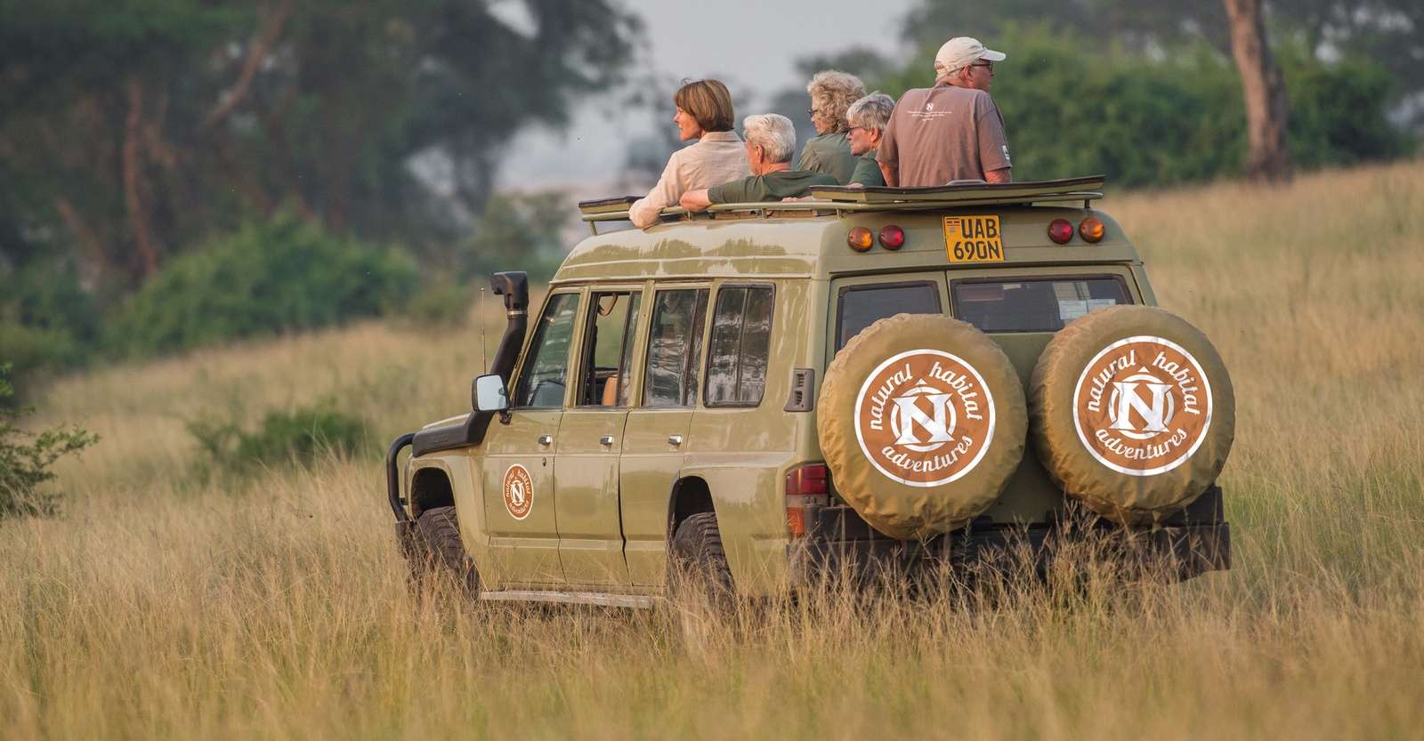 Nat Hab guests, Queen Elizabeth National Park, Uganda.