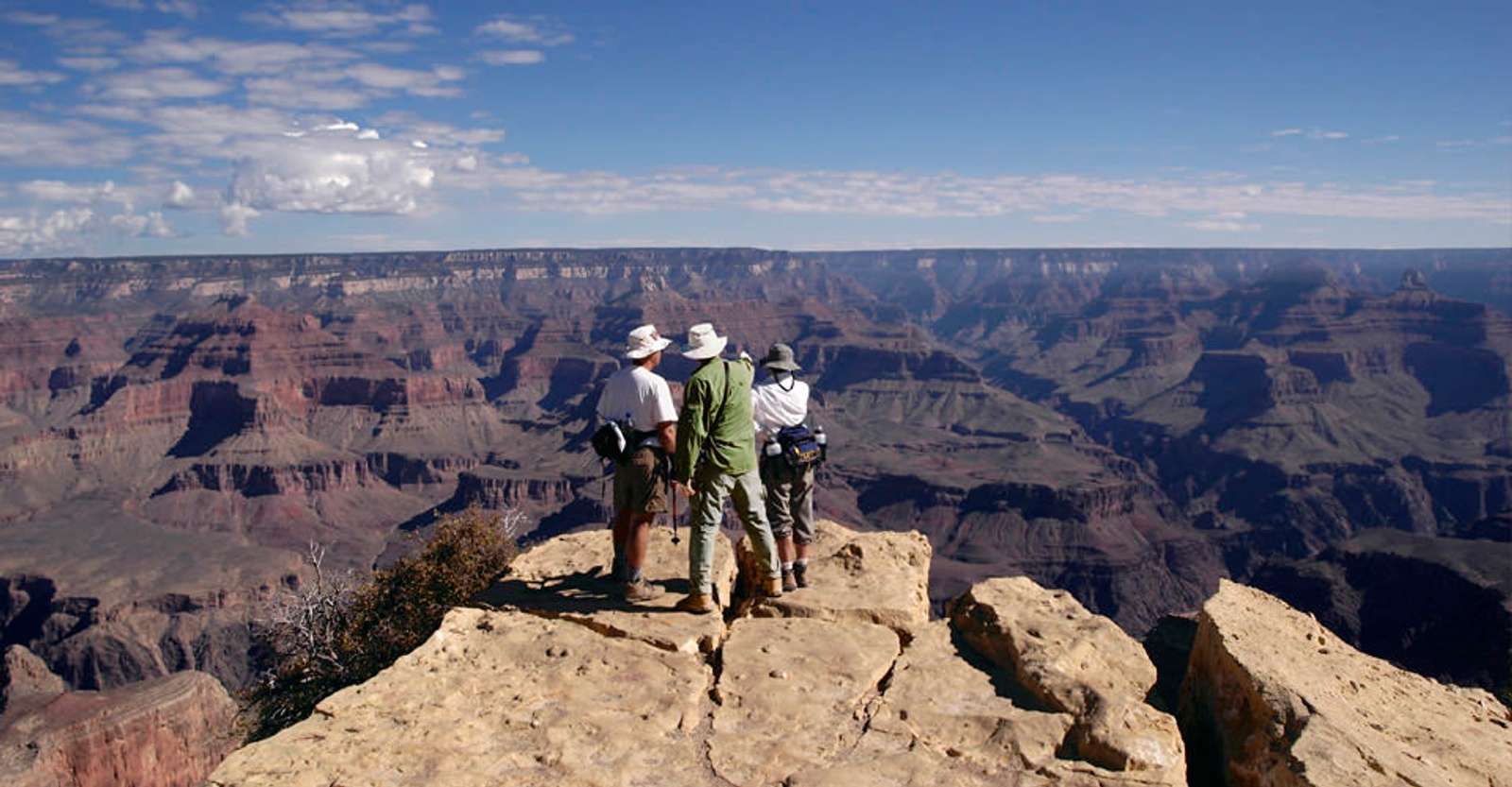 Nat Hab guests and Expedition Leader, Grand Canyon National Park, Arizona. 