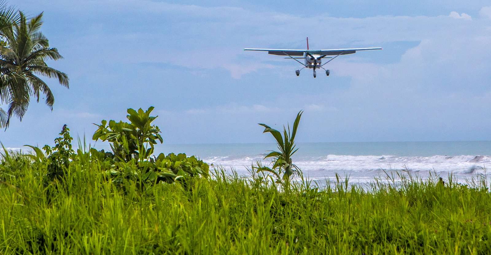 Airplane, Corcovado National Park, Osa Peninsula, Costa Rica.