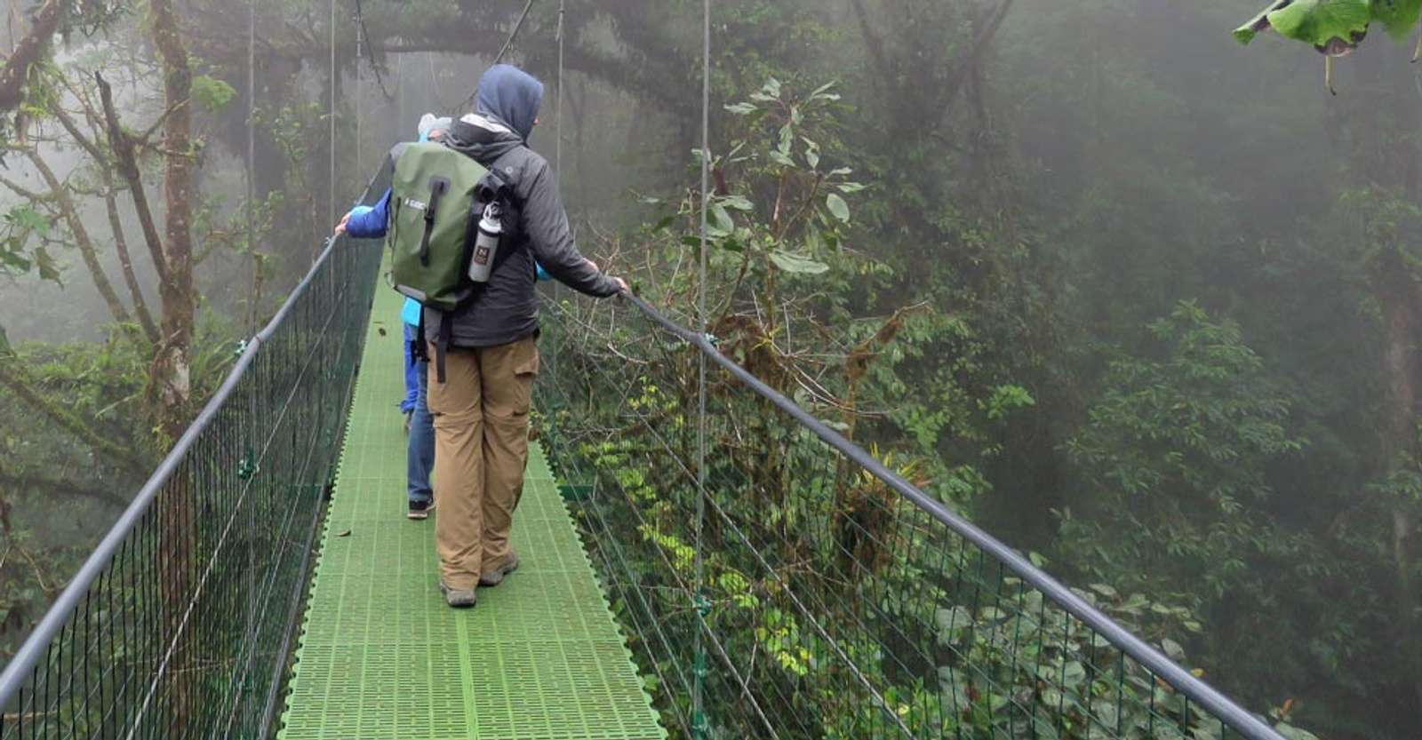 Nat Hab guests, Hanging Bridges of Tenorio Volcano, Monteverde Cloud Forest, Costa Rica.