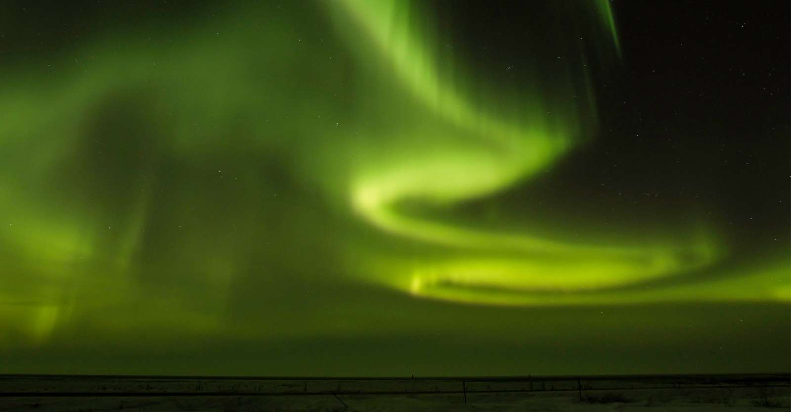 Northern lights, Churchill, Manitoba.